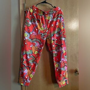 Nooworks joggers in discontinued print.